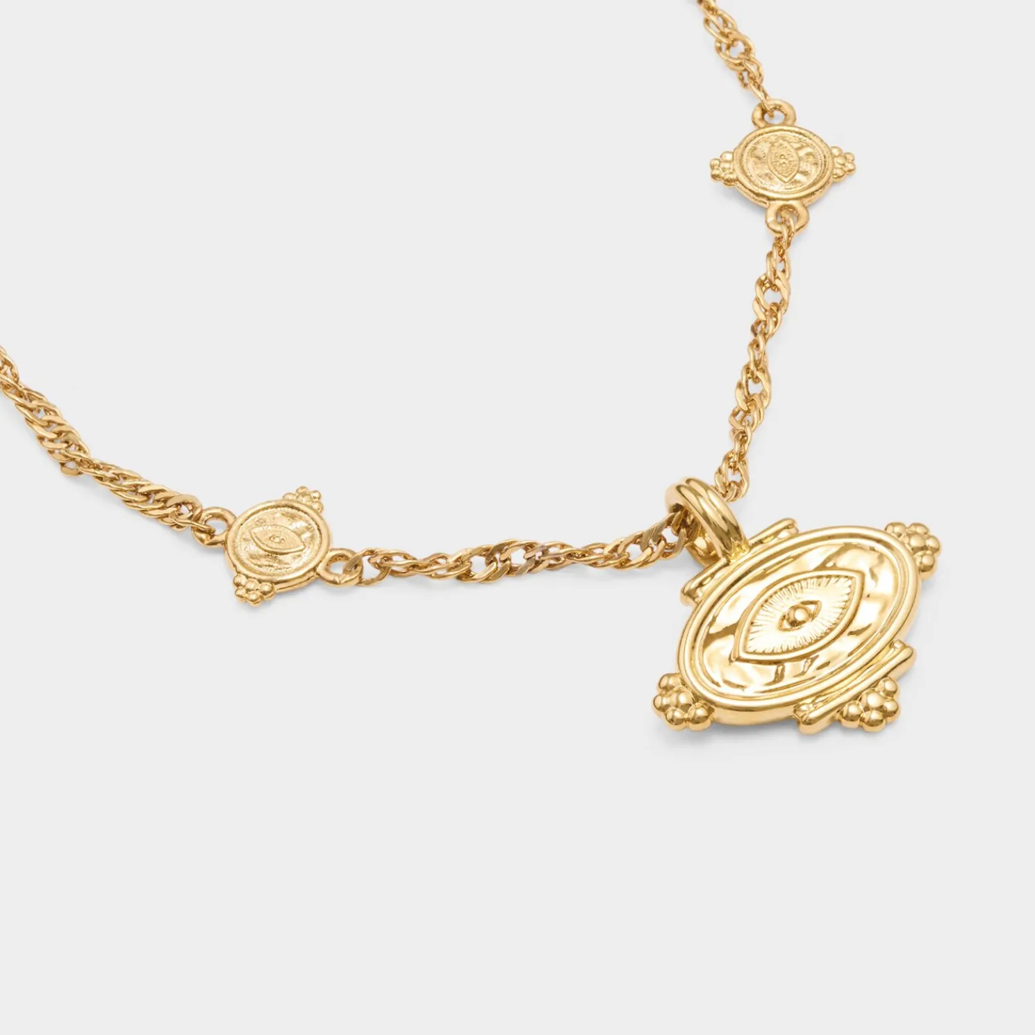 Protection' Waterproof Gold Charm Bracelet