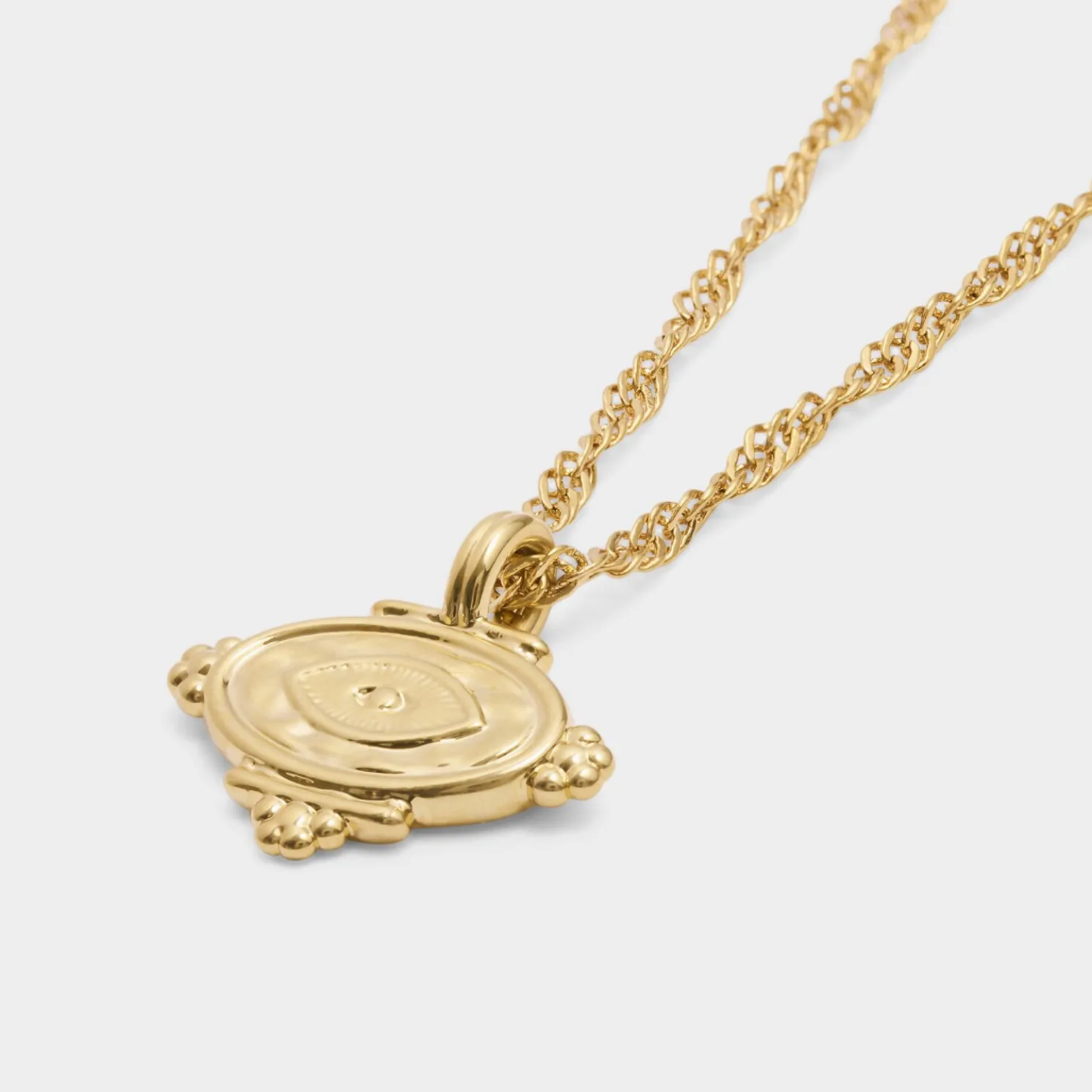 Protection' Waterproof Gold Charm Necklace