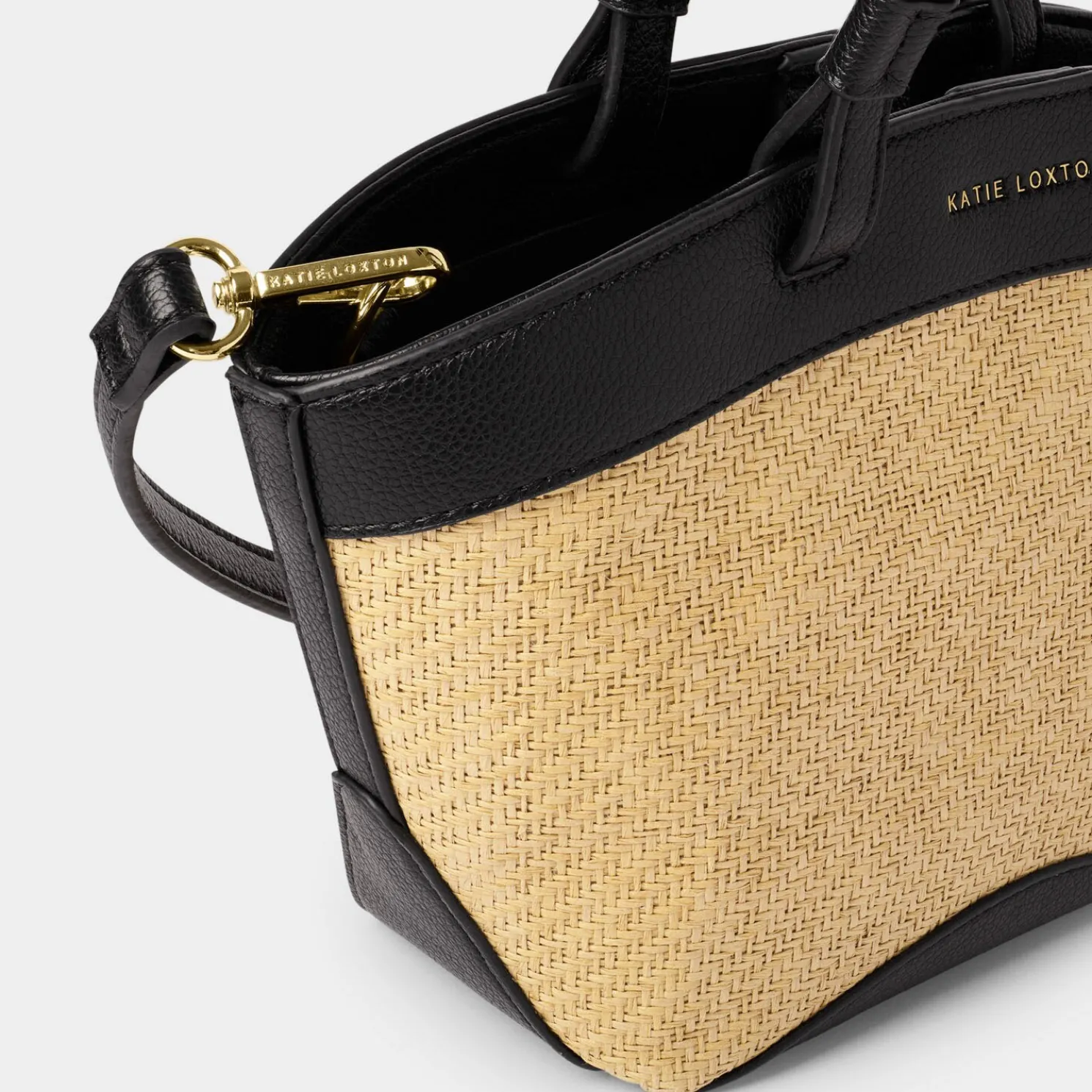 Riviera Raffia Mini Tote Bag