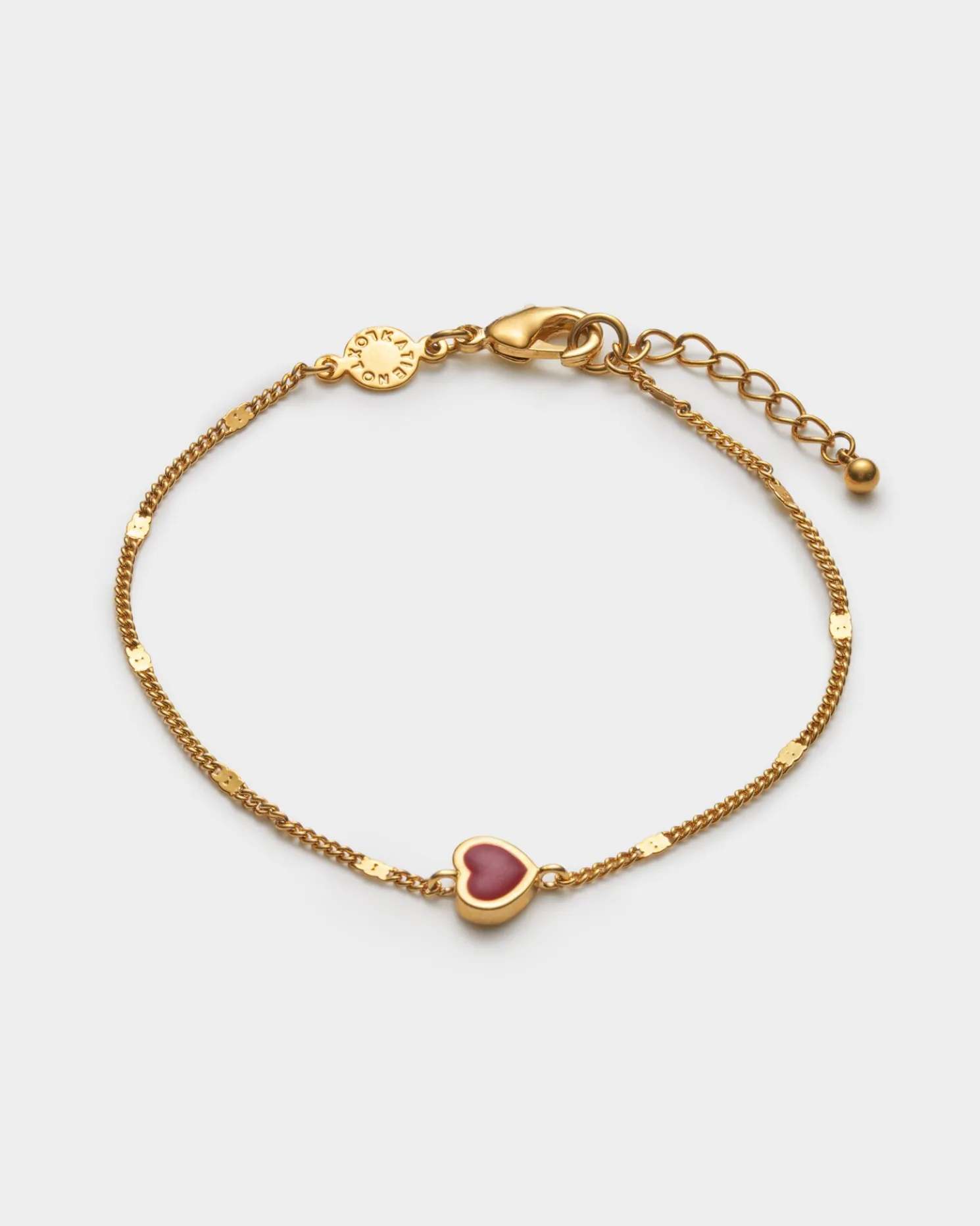 Rouge Waterproof Gold Heart Bracelet