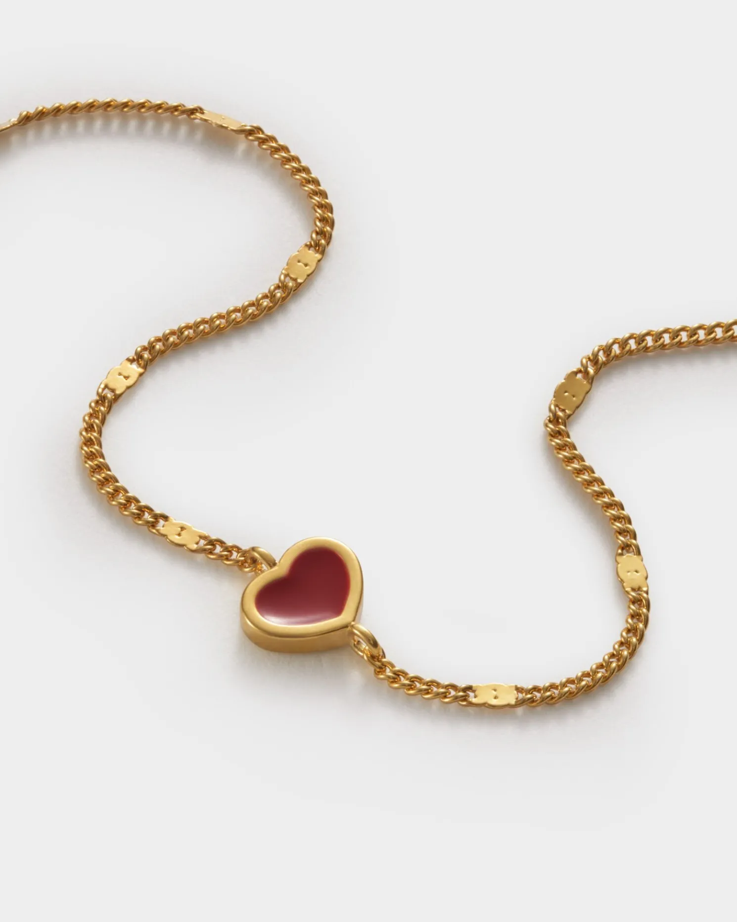 Rouge Waterproof Gold Heart Bracelet