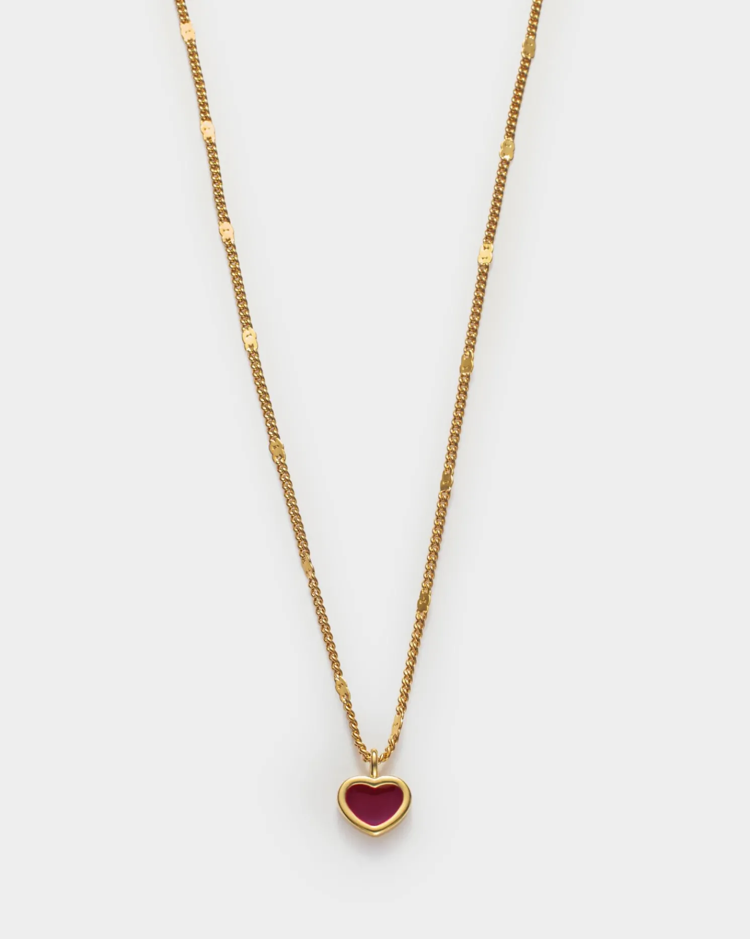 Rouge Waterproof Gold Heart Necklace