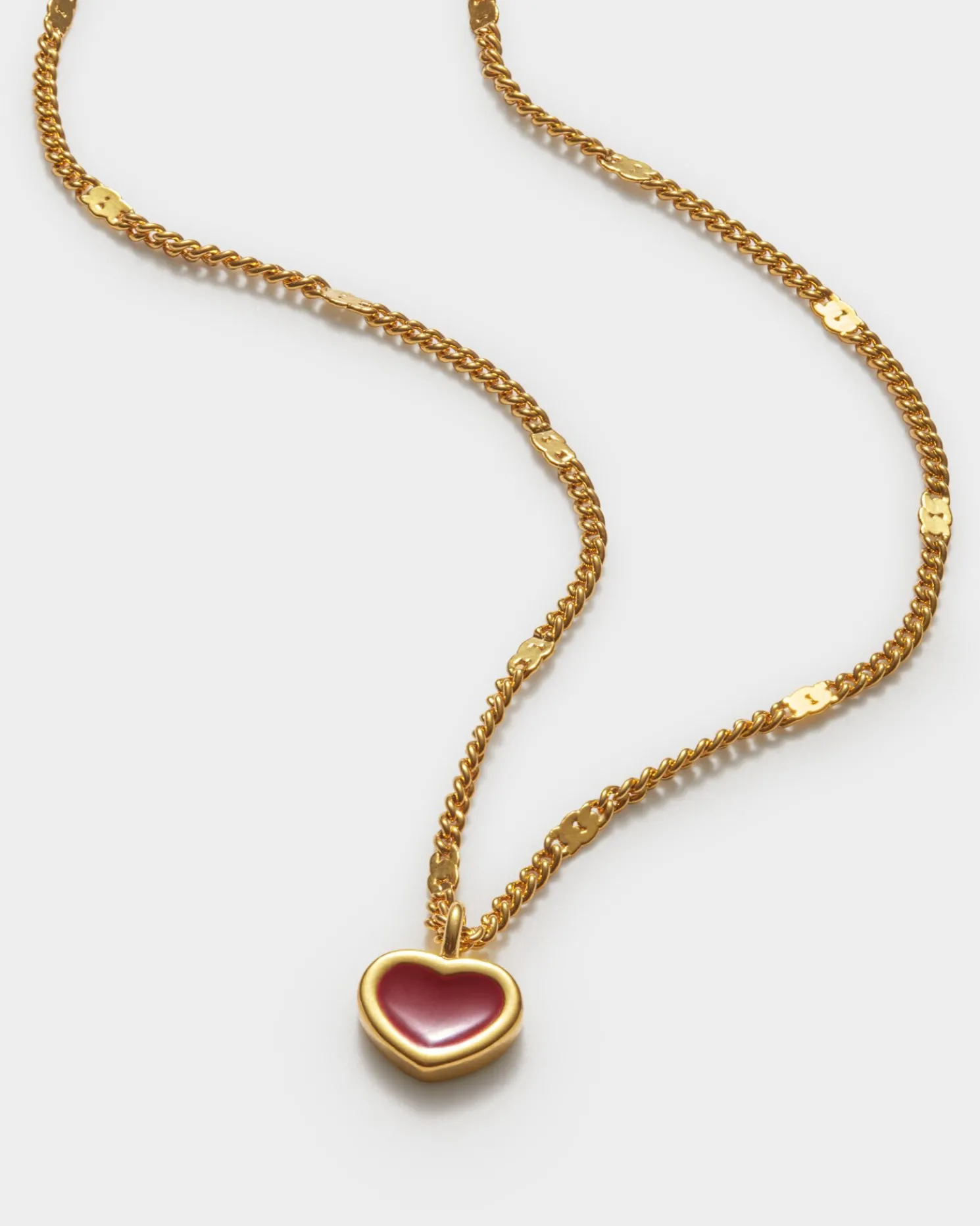 Rouge Waterproof Gold Heart Necklace