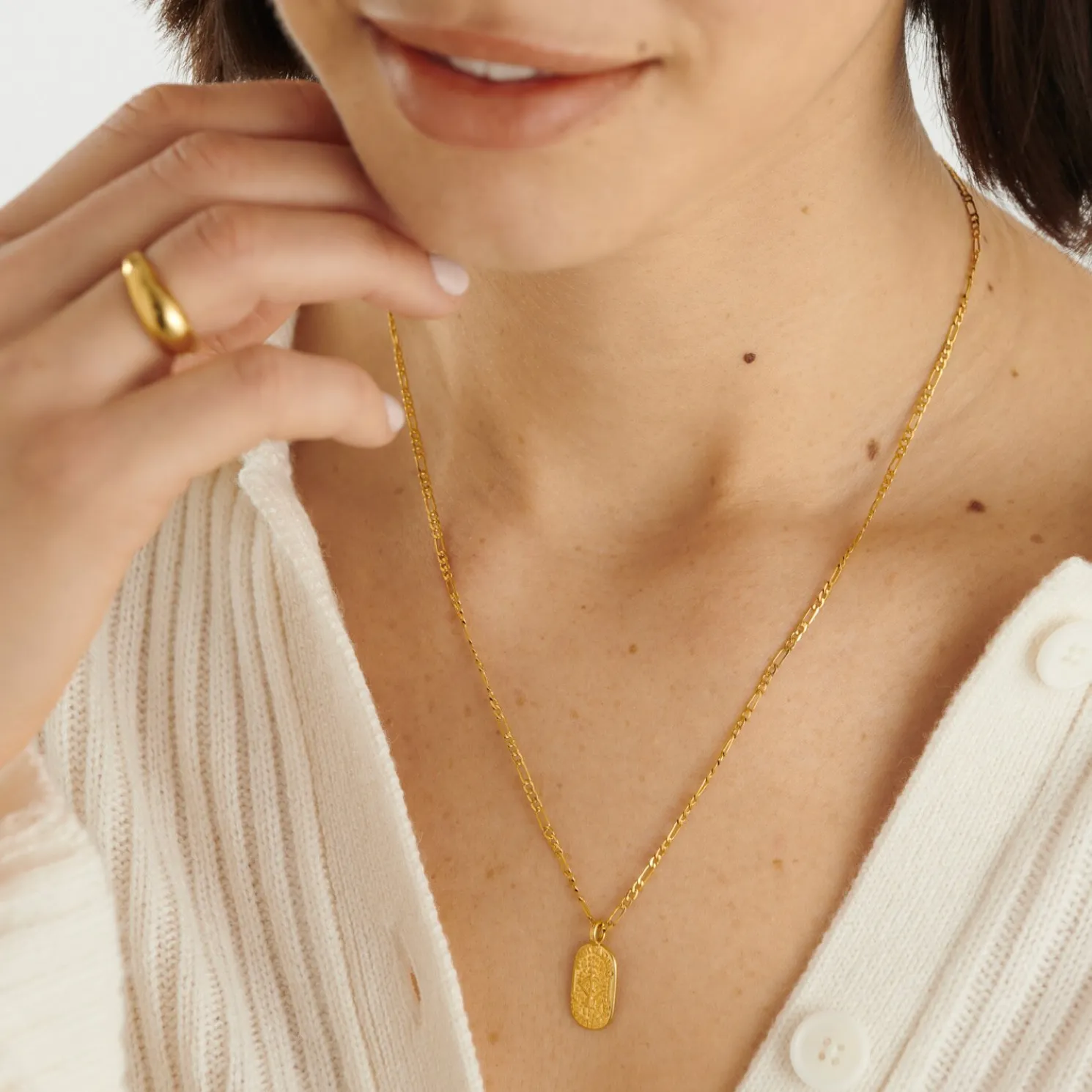 Sagittarius' Waterproof Gold Zodiac Necklace