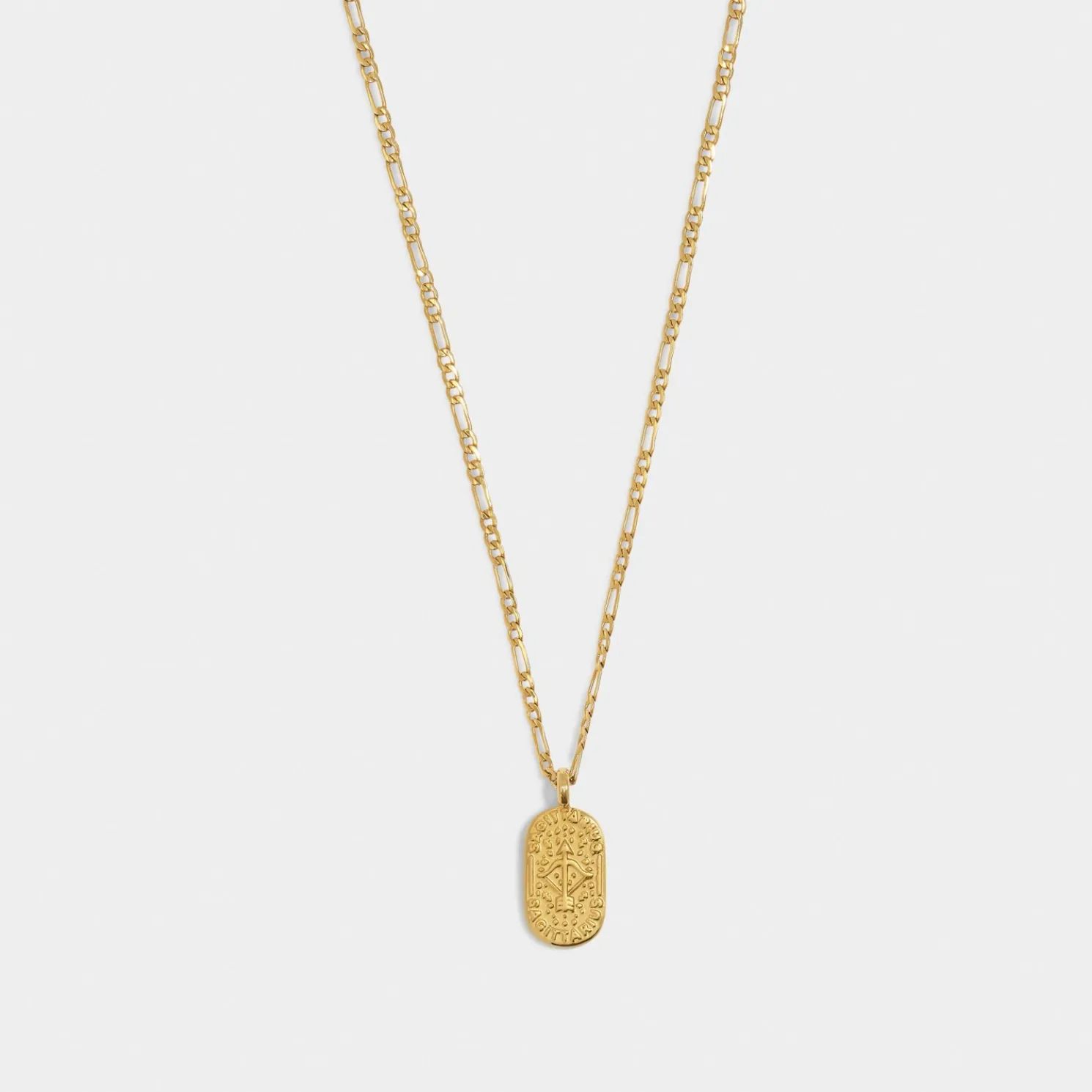 Sagittarius' Waterproof Gold Zodiac Necklace