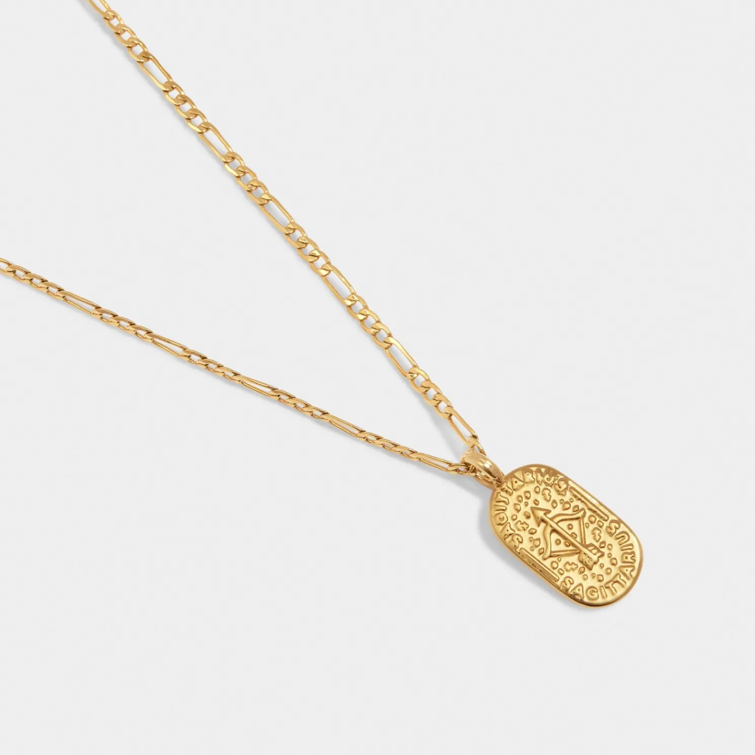 Sagittarius' Waterproof Gold Zodiac Necklace