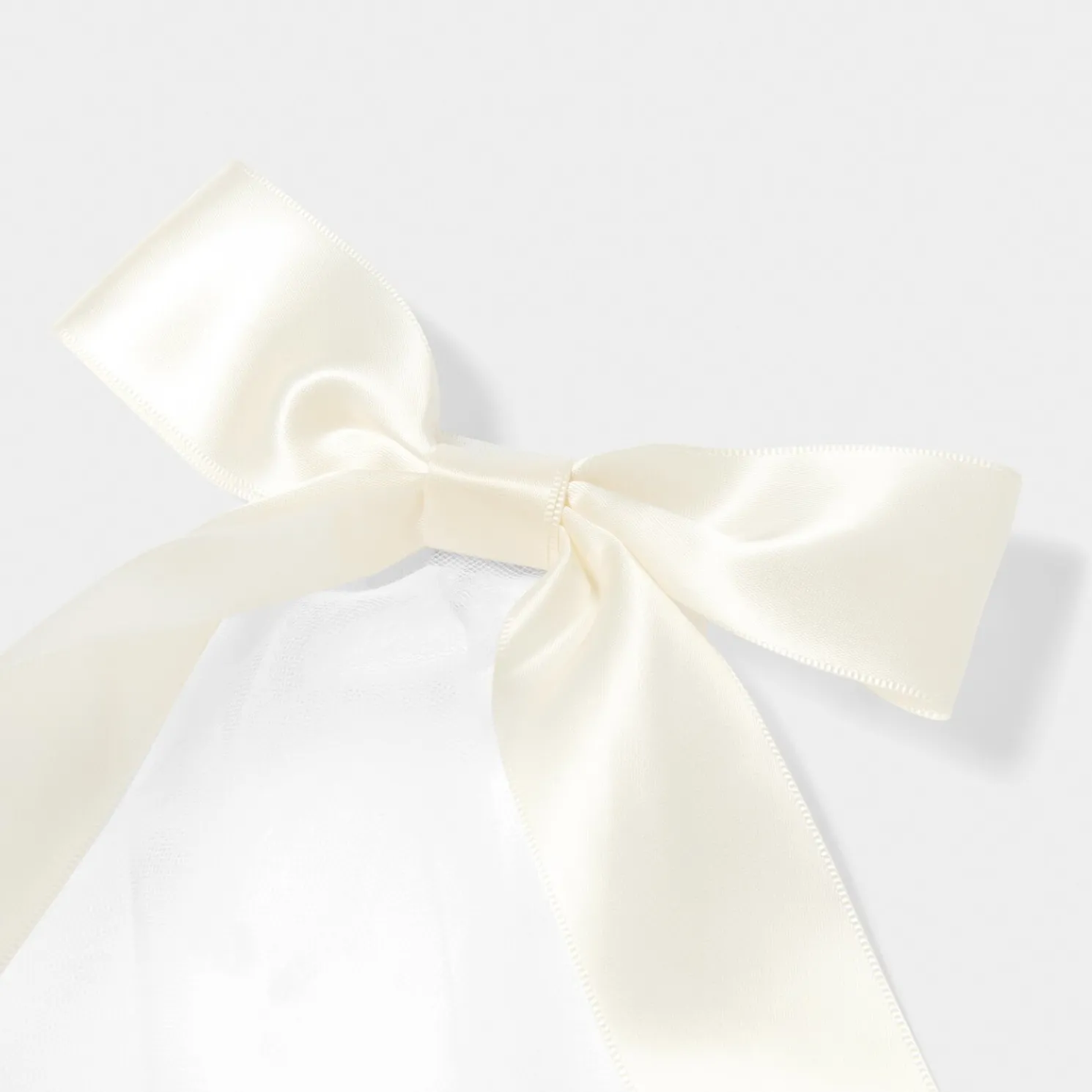 Satin Bow Veil