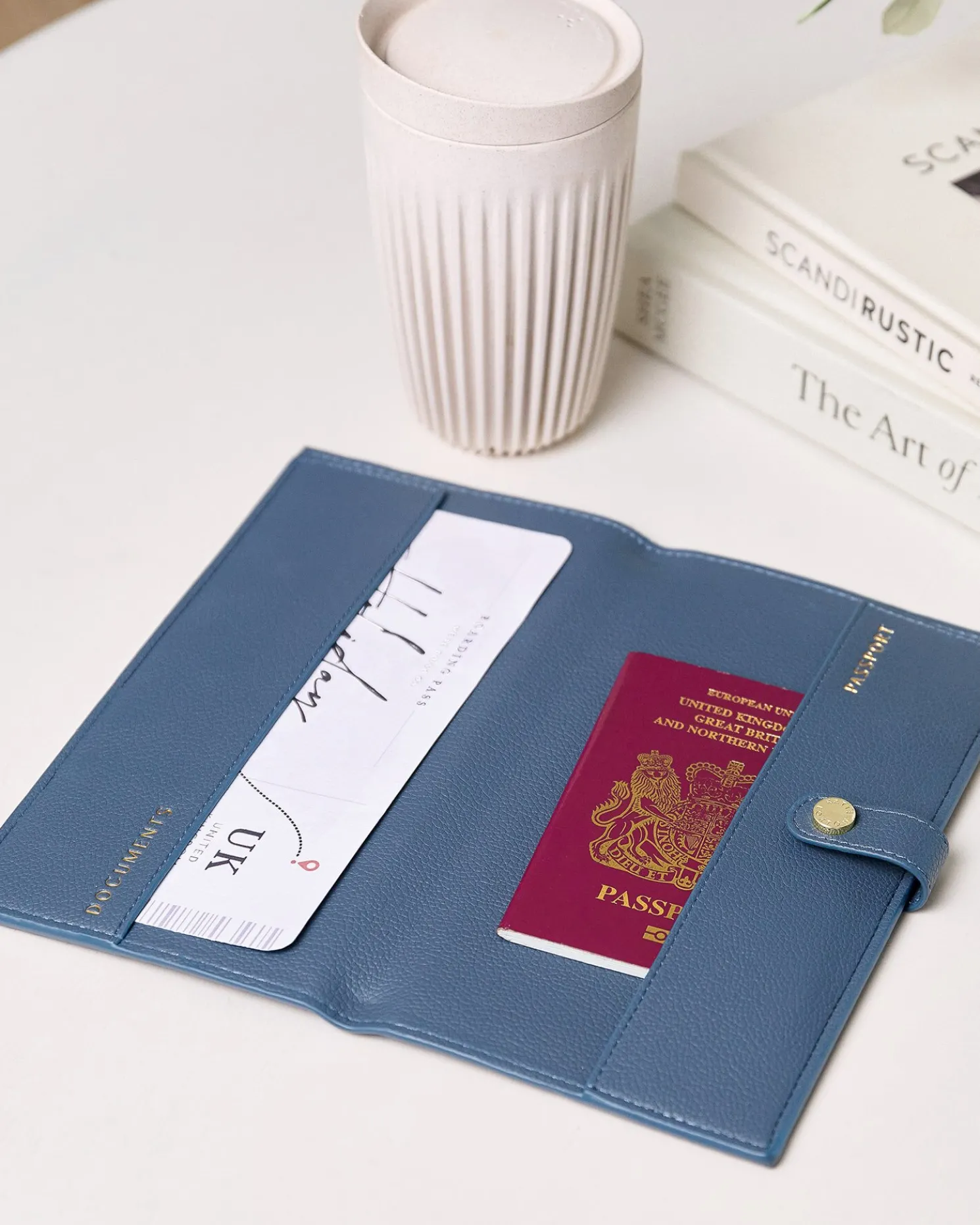 Sentiment Travel Wallet 'Discover, Adventure, Explore'