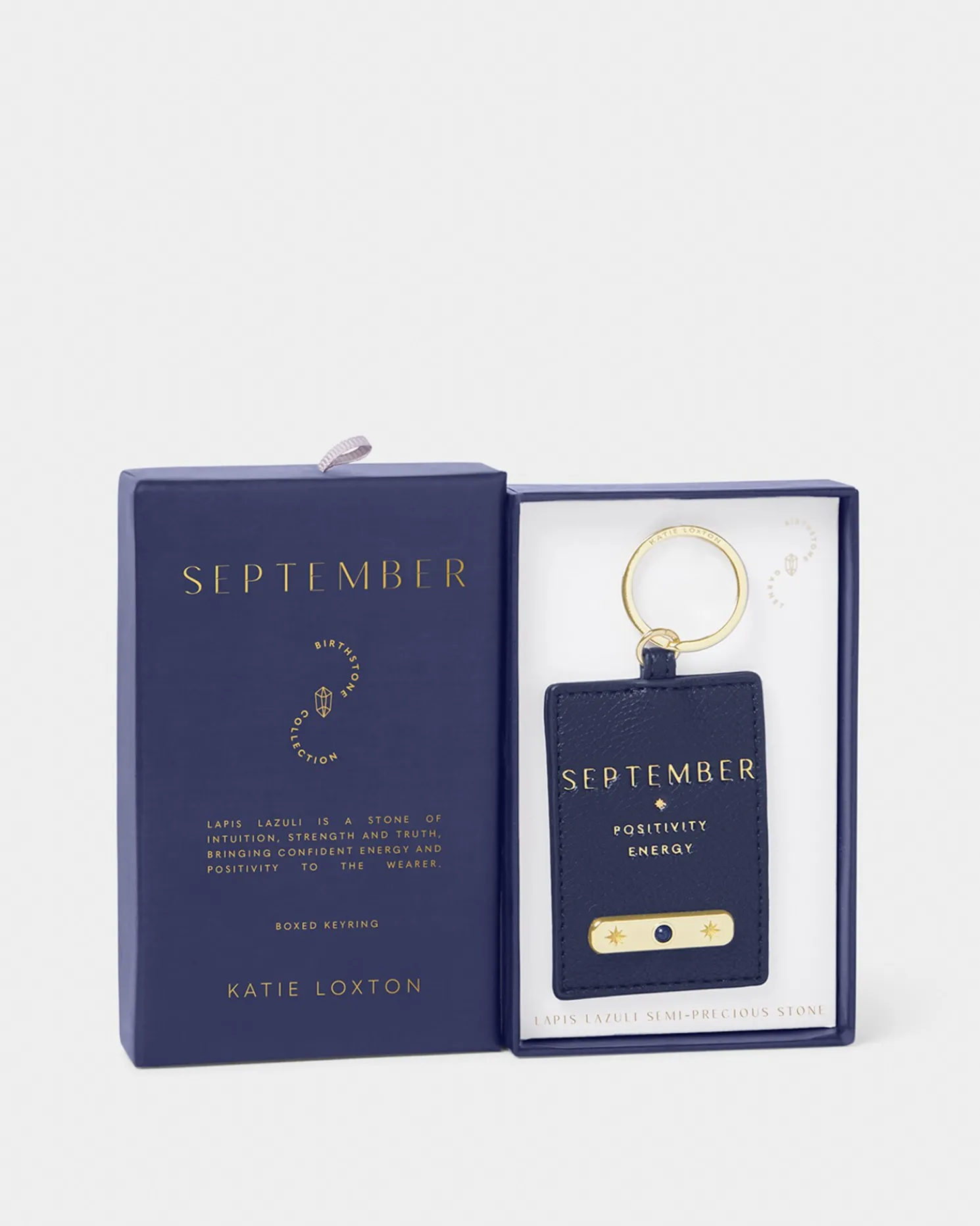 September' Birthstone Keyring