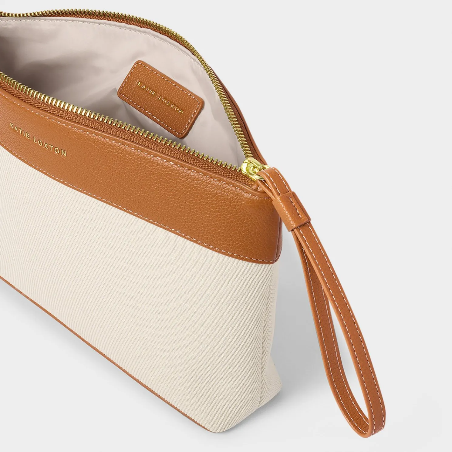 Siena Canvas Wristlet Clutch