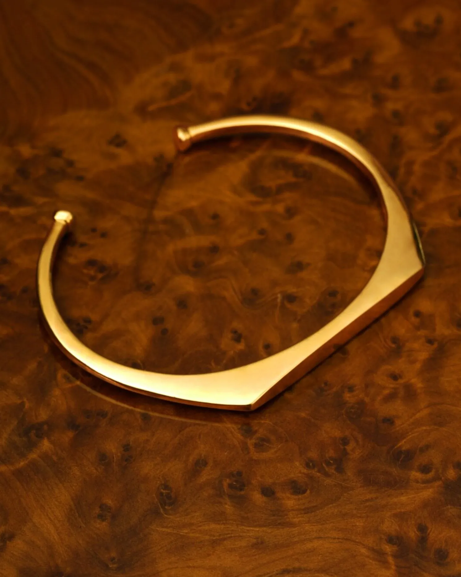 Signet Waterproof Gold Bangle