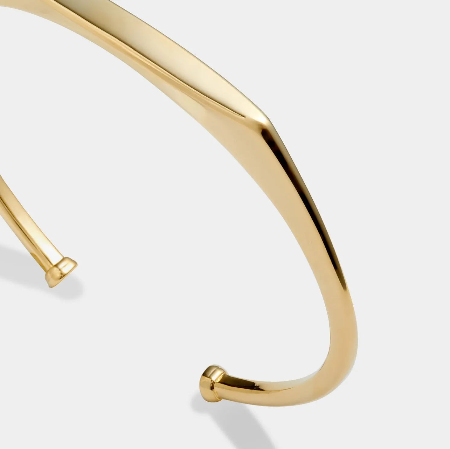 Signet Waterproof Gold Bangle