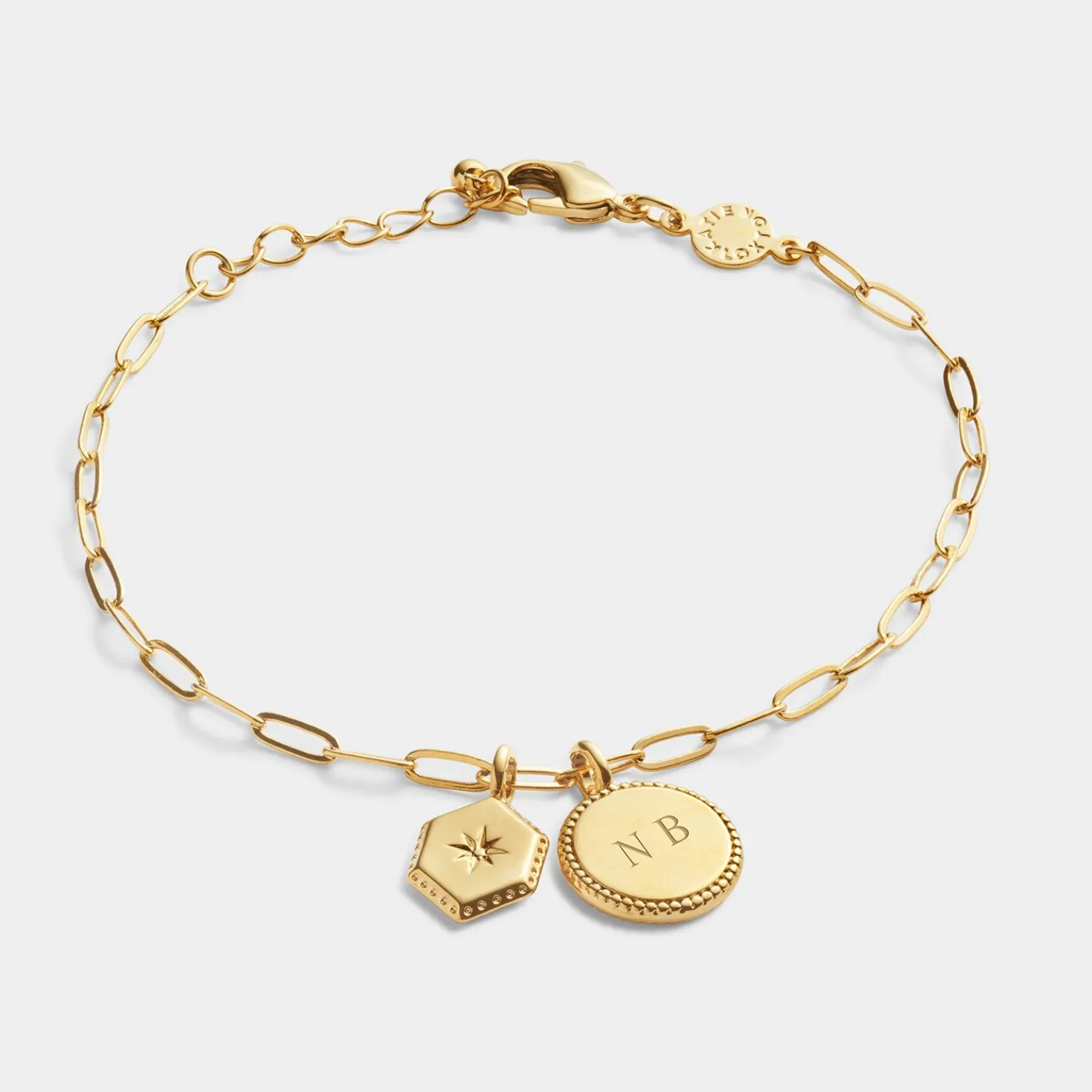 Soul Sister' Waterproof Gold Charm Bracelet
