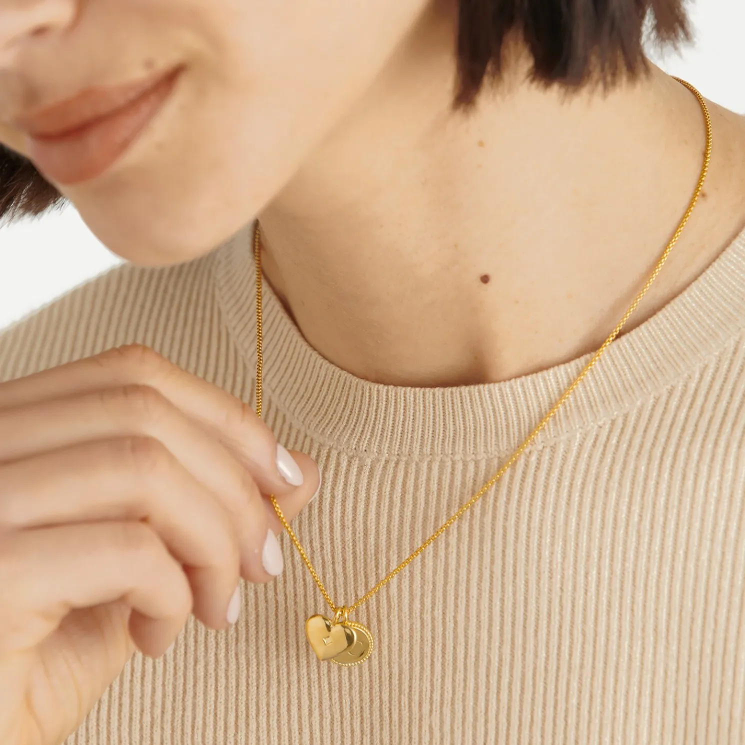 21st Birthday' Waterproof Gold Sentiment Necklace