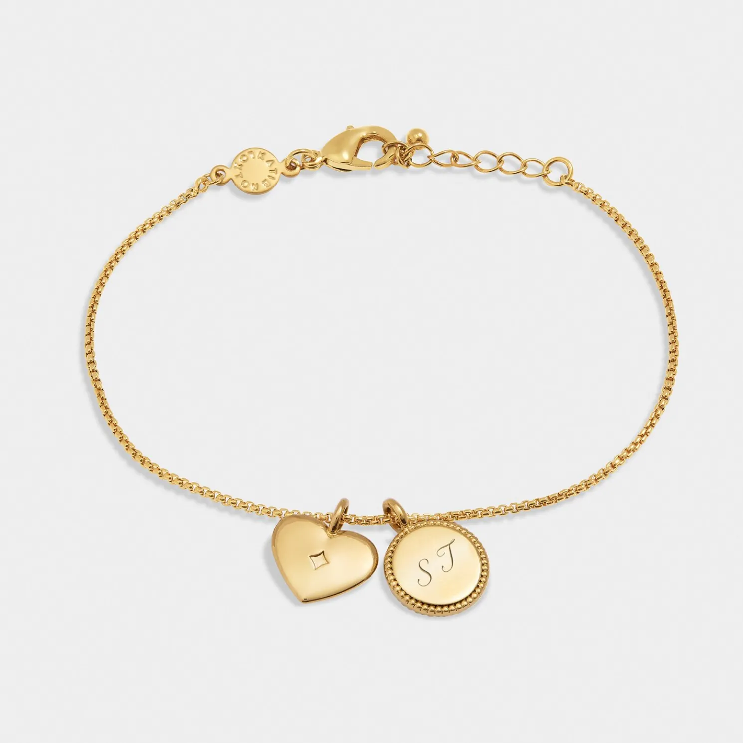21st Birthday' Waterproof Gold Sentiment Bracelet