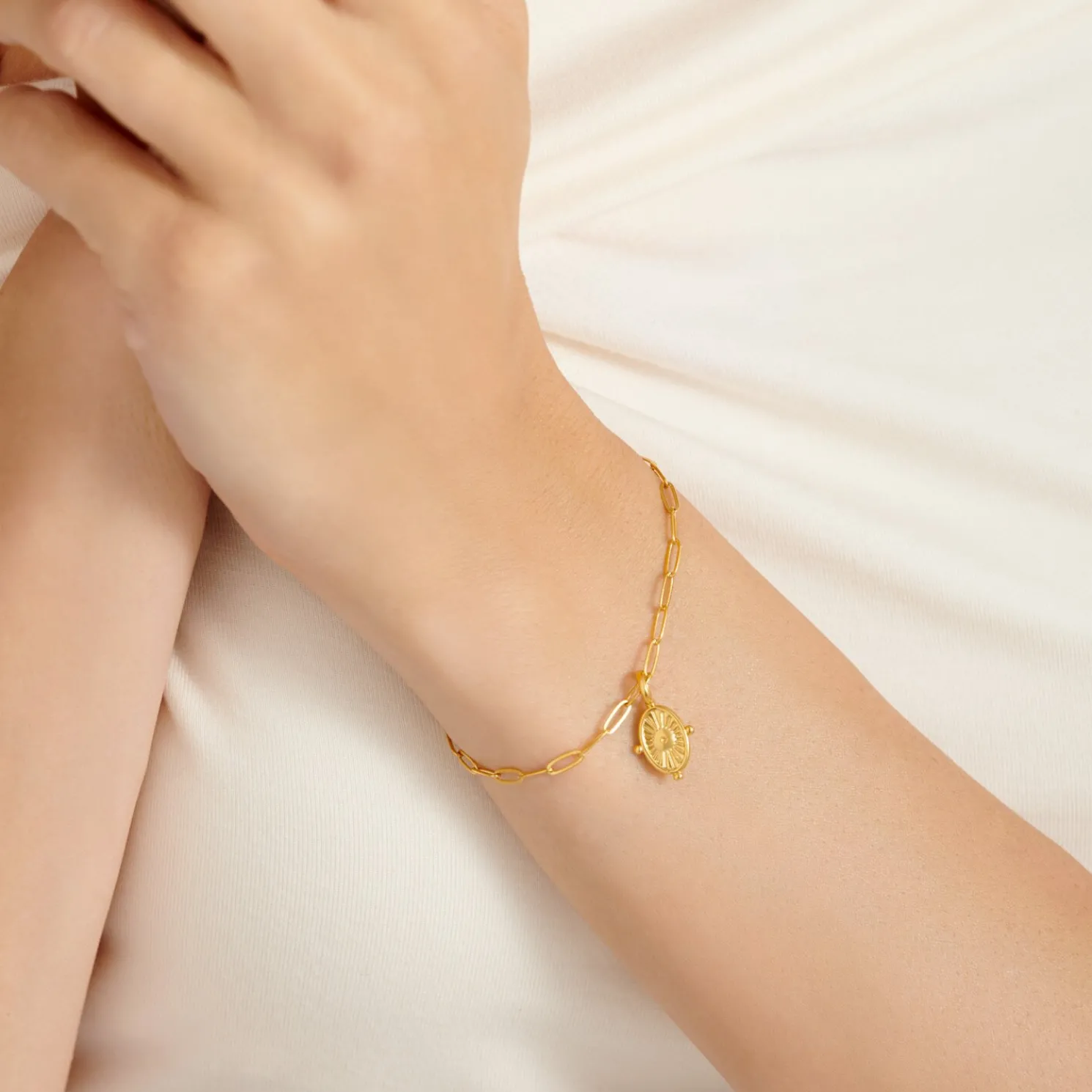 Talis Waterproof Gold Charm Bracelet