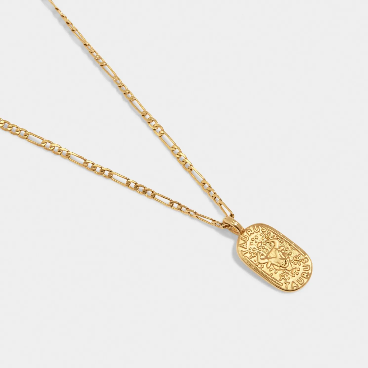 Taurus' Waterproof Gold Zodiac Necklace