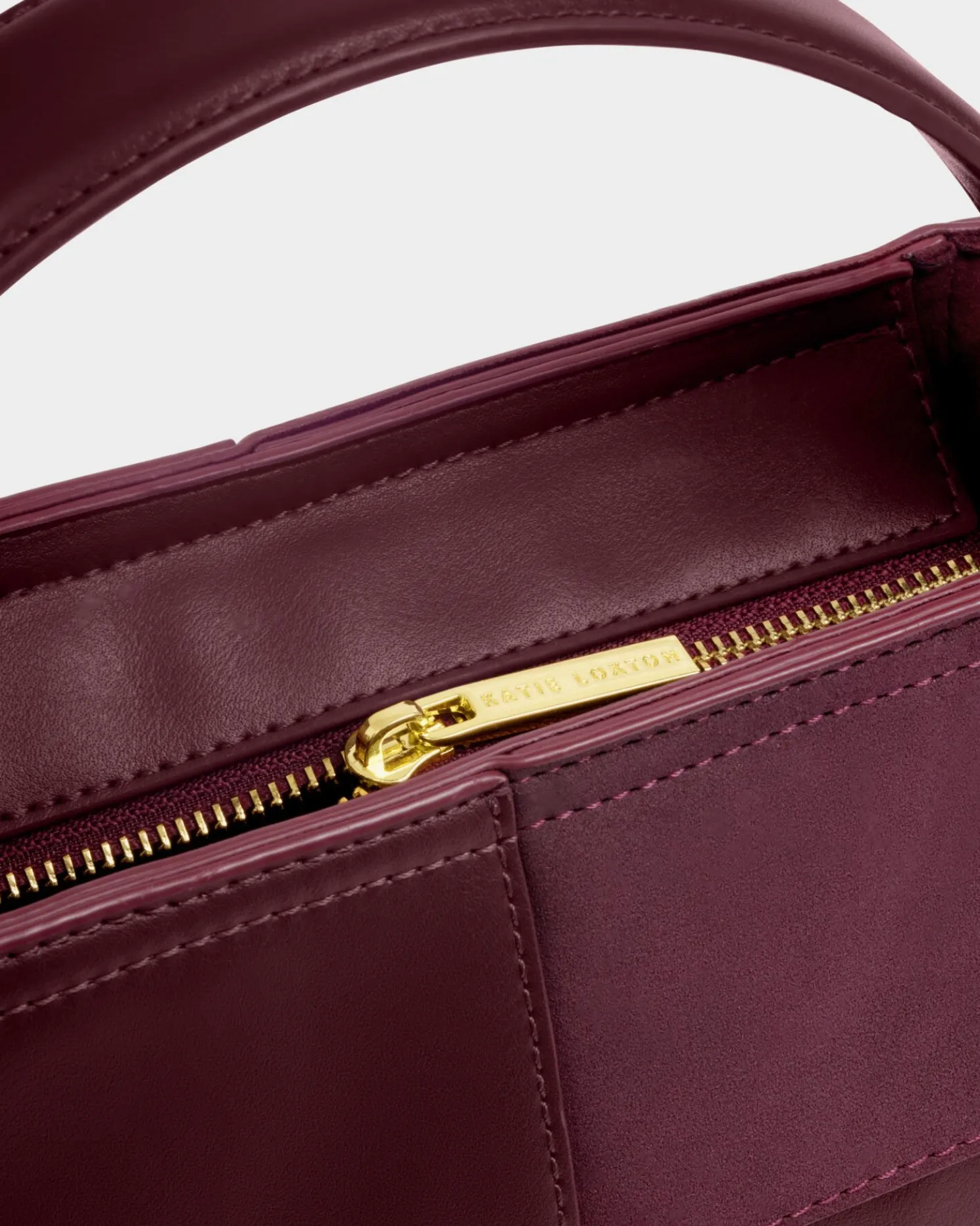 Taya Hand Woven Suedette Top Handle Bag