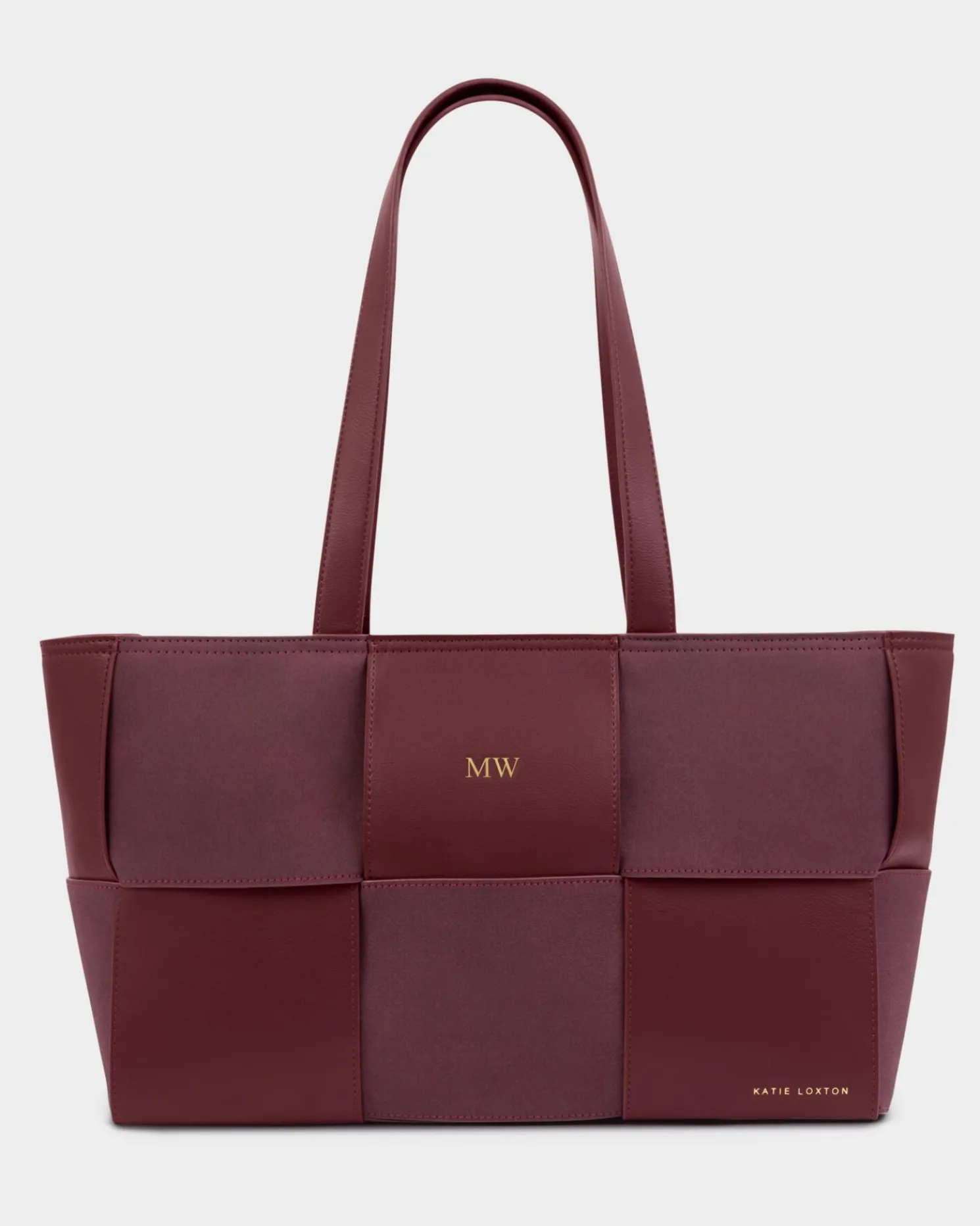 Taya Hand Woven Suedette Tote Bag