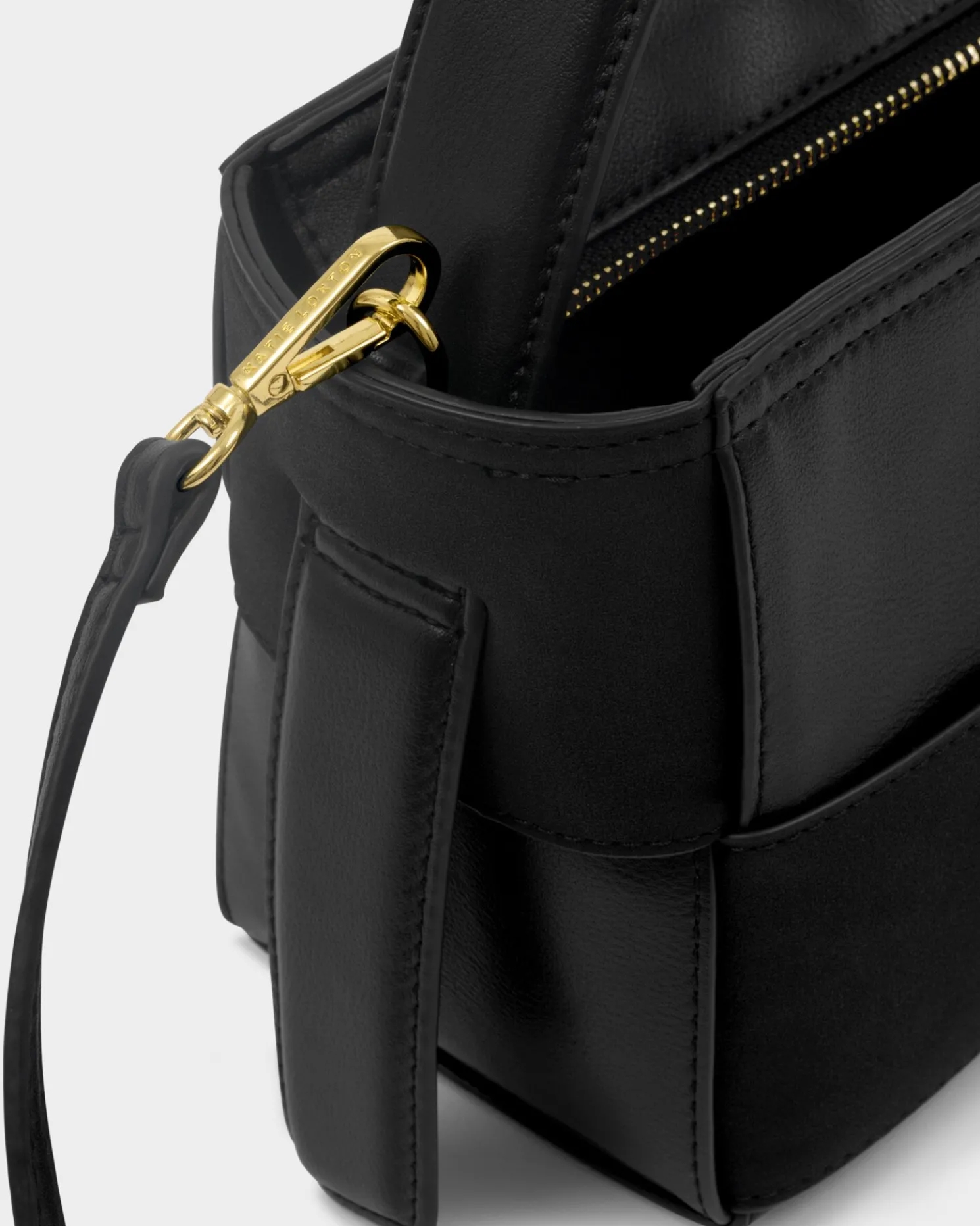 Taya Hand Woven Suedette Top Handle Bag