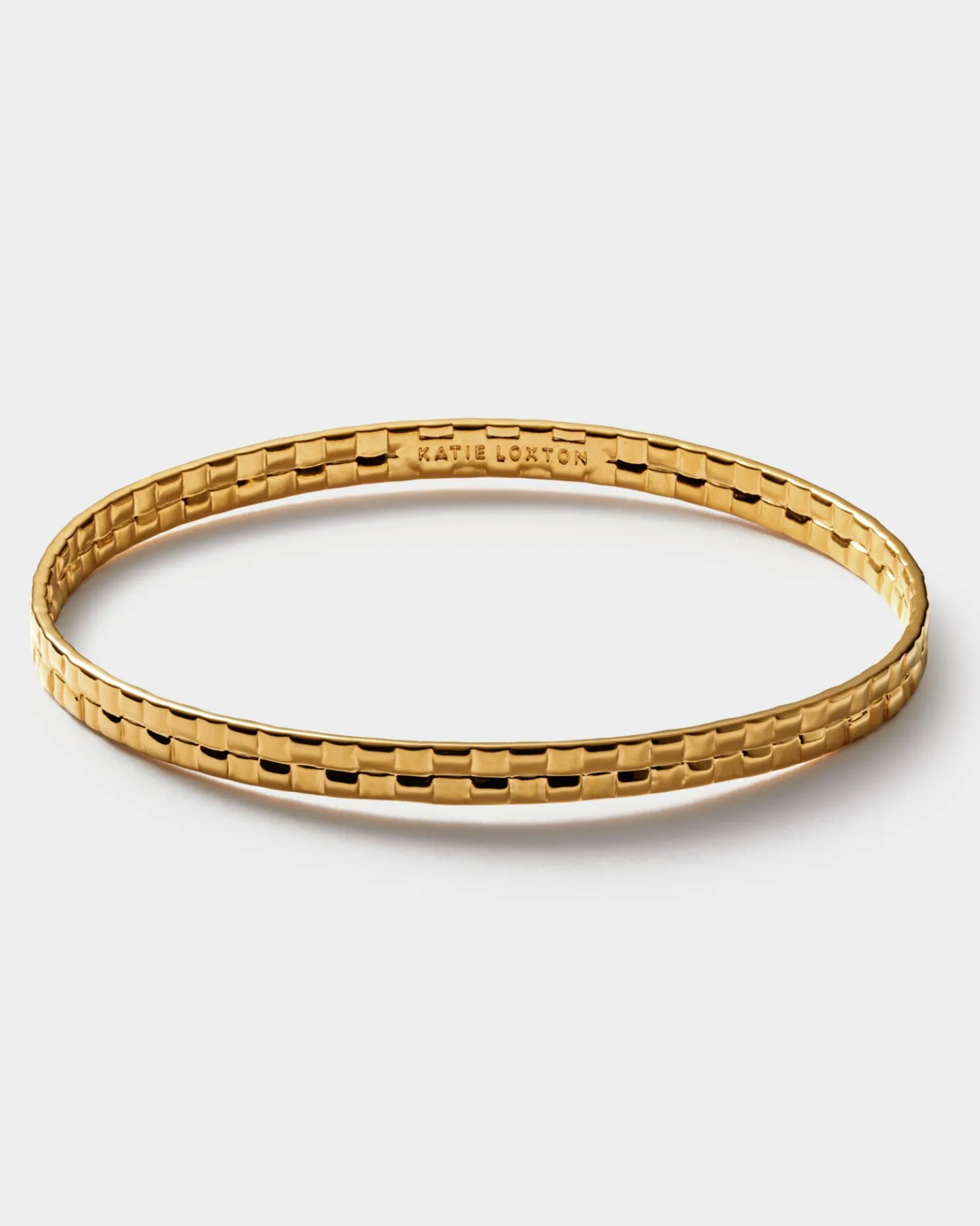 Taya Waterproof Gold Woven Bangle