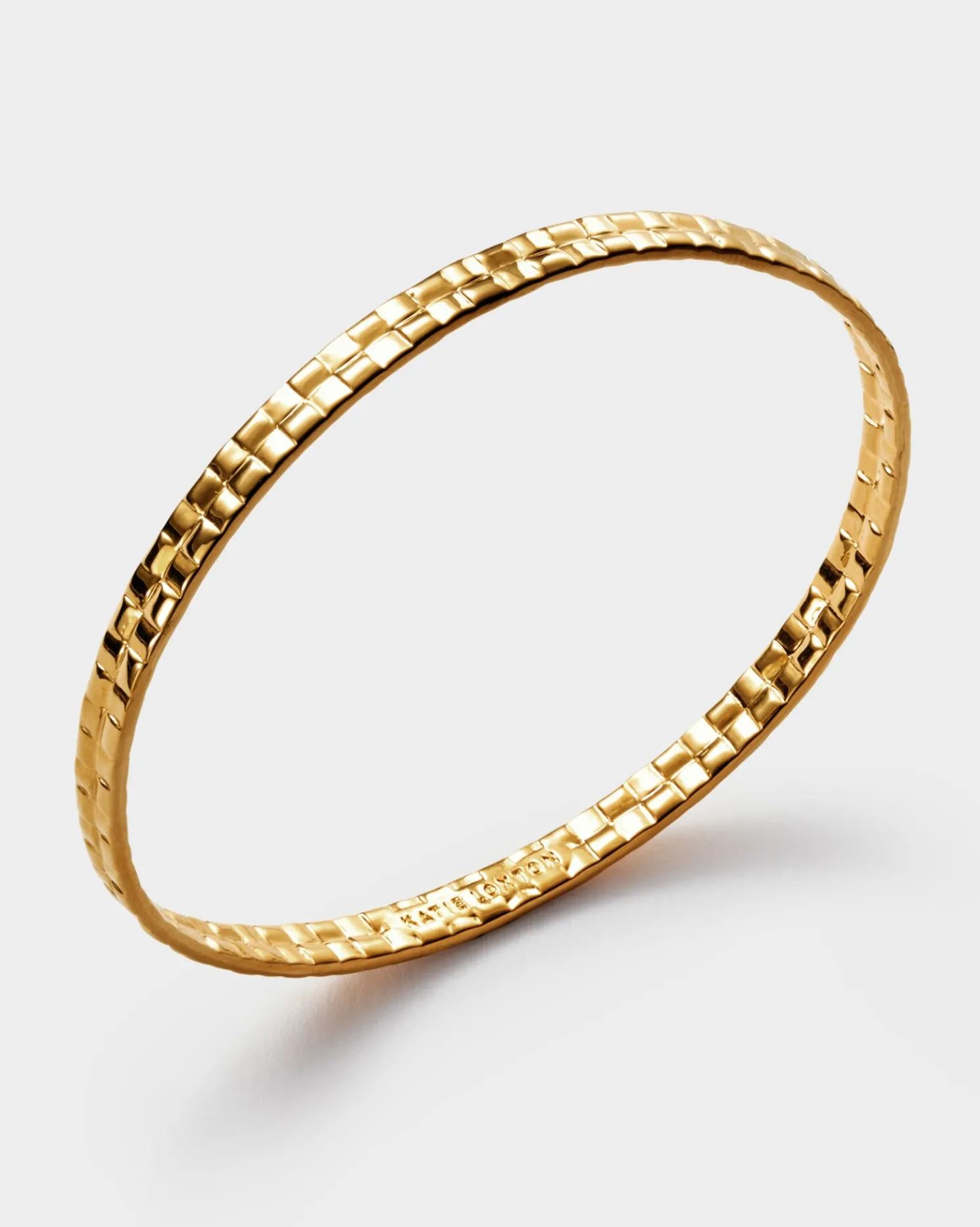 Taya Waterproof Gold Woven Bangle