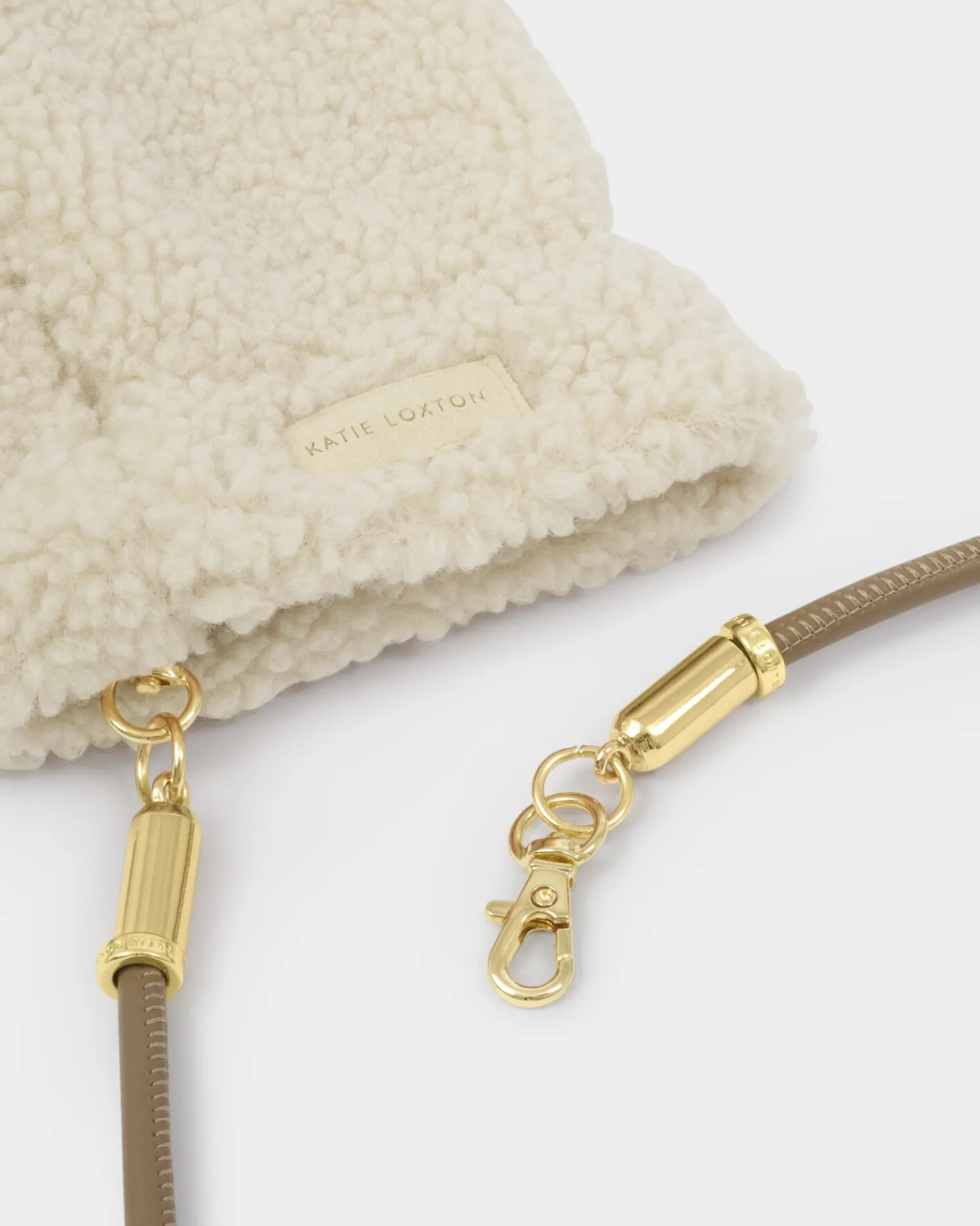 Teddy Mittens with Cord