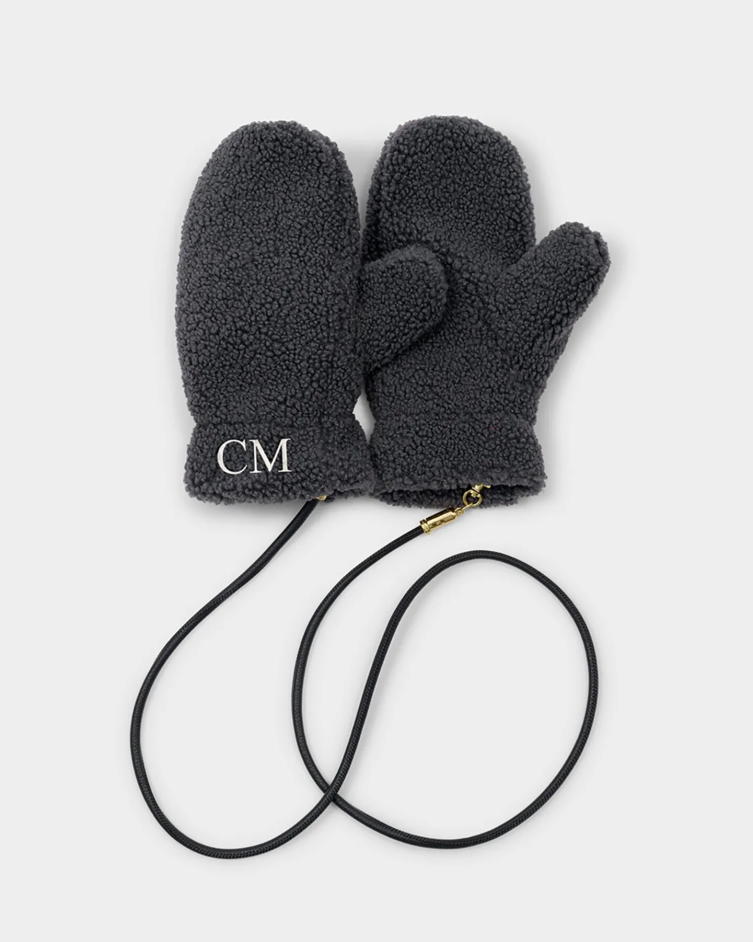 Teddy Mittens with Cord