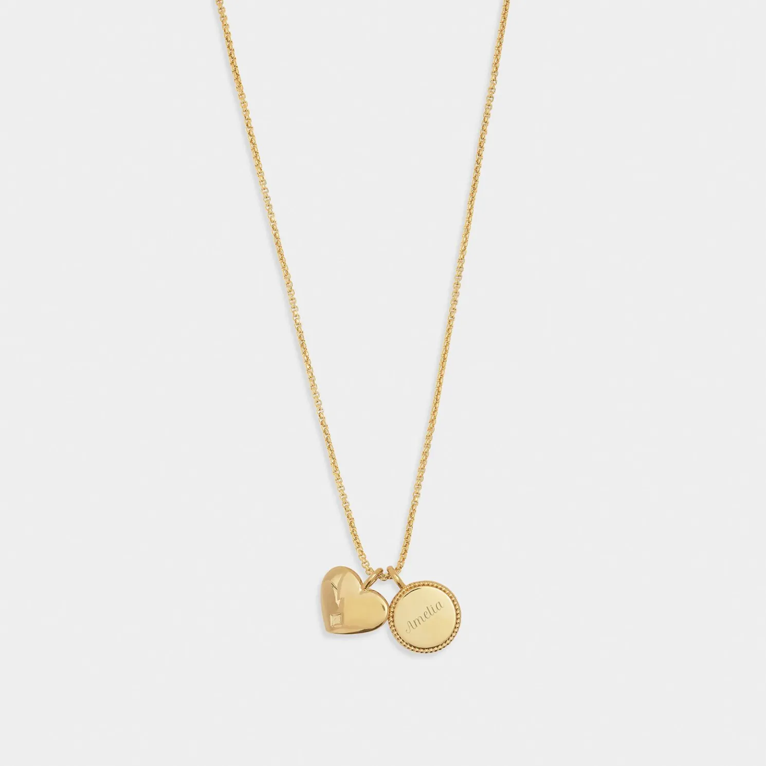 30th Birthday' Waterproof Gold Sentiment Necklace