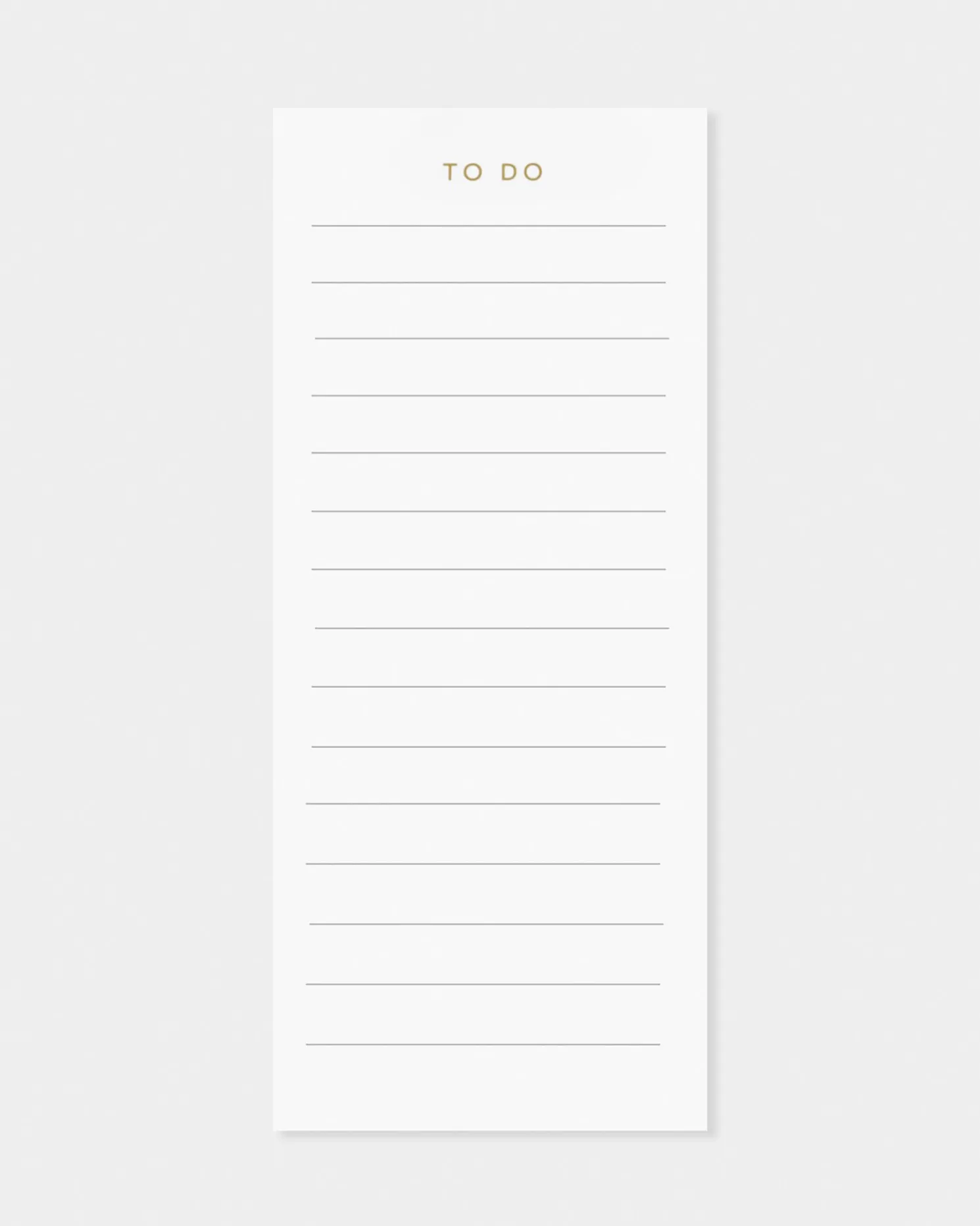 To-Do List Notepad Insert