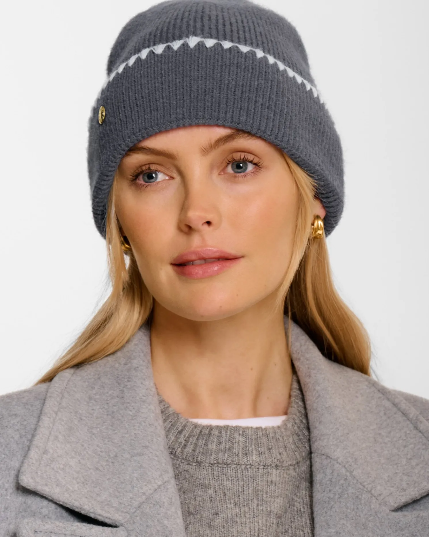 Whipstitch Knitted Hat