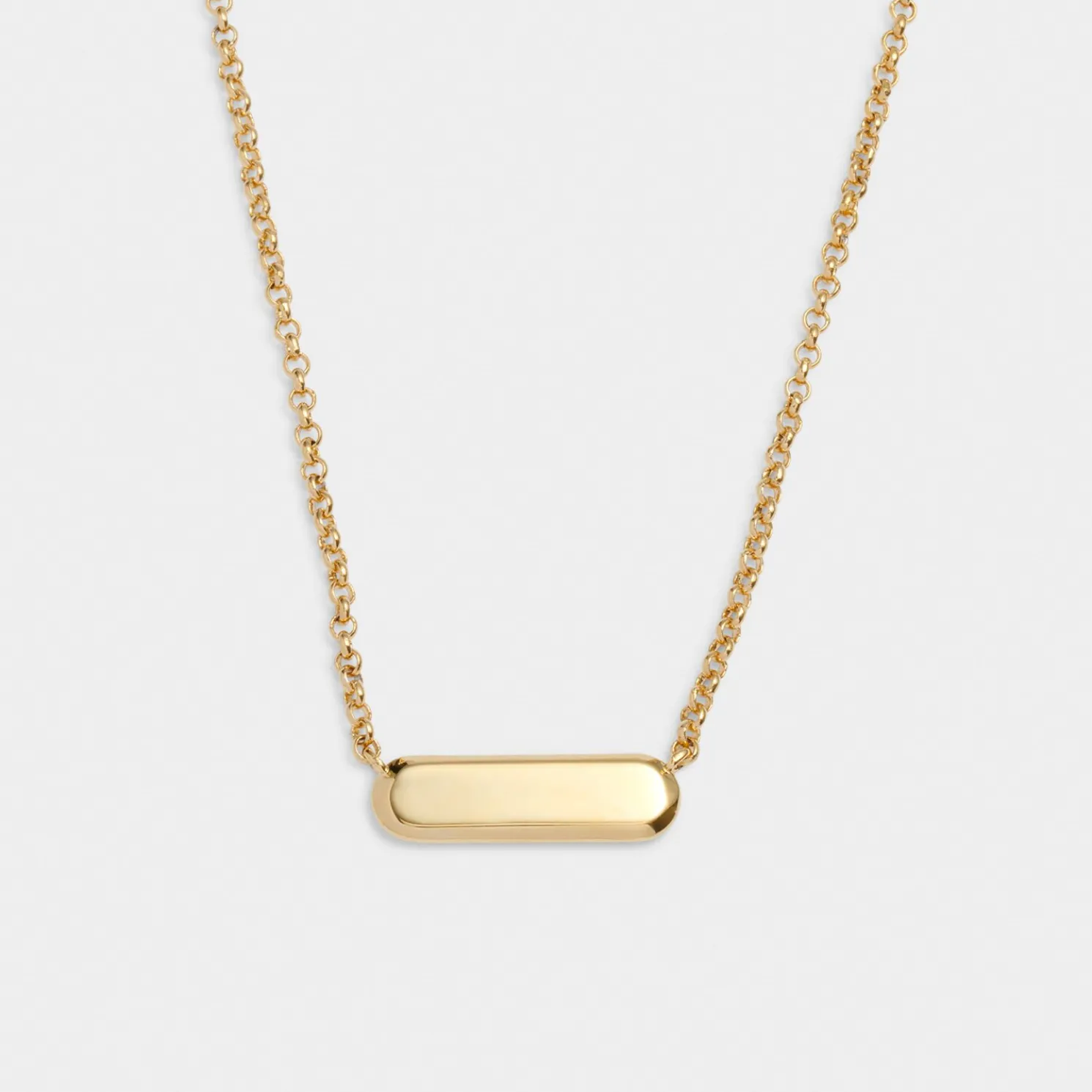 With Love' Waterproof Gold Signet Necklace