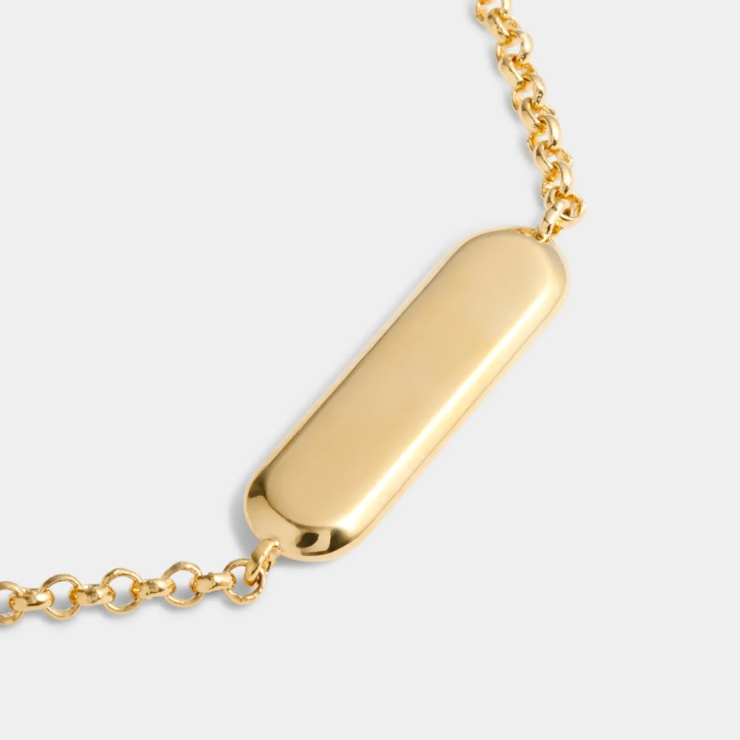 With Love' Waterproof Gold Signet Bracelet