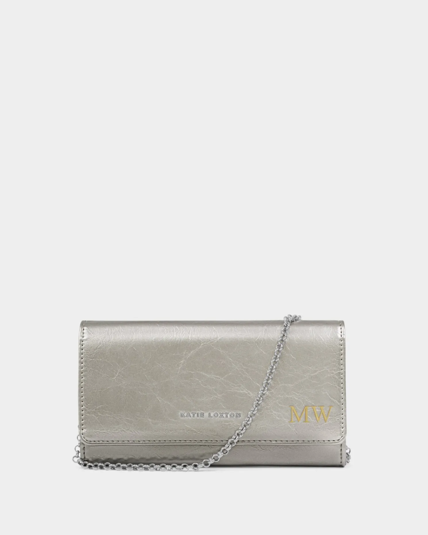 Zea Patent Crackle Crossbody Purse