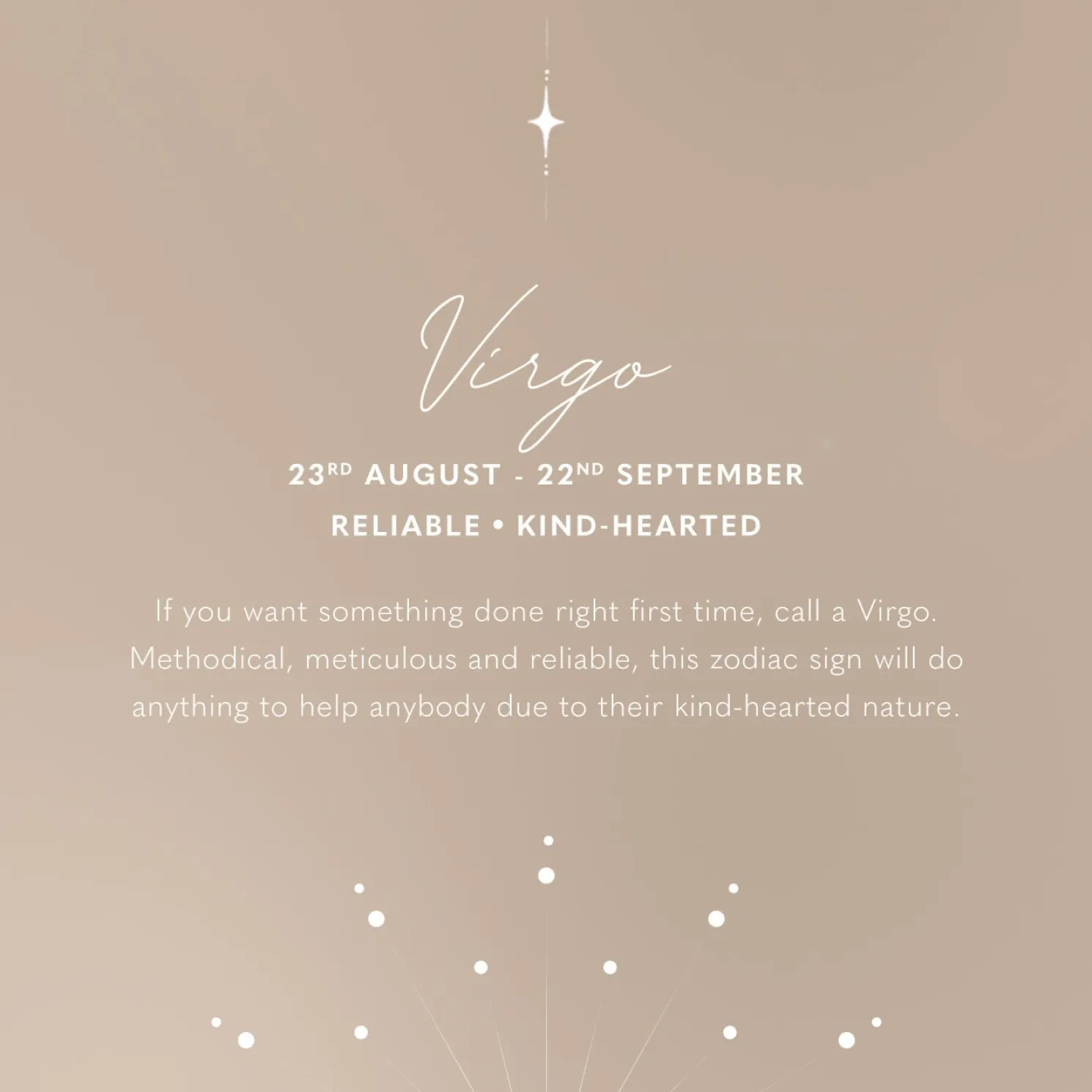 Zodiac Jewellery Box 'Virgo'