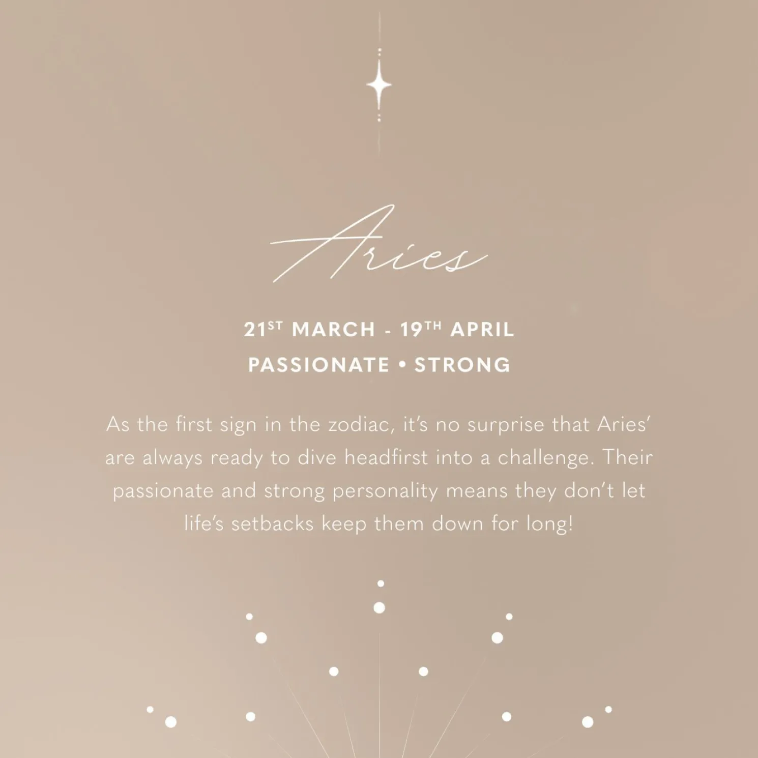 Zodiac Jewellery Box 'Aries'