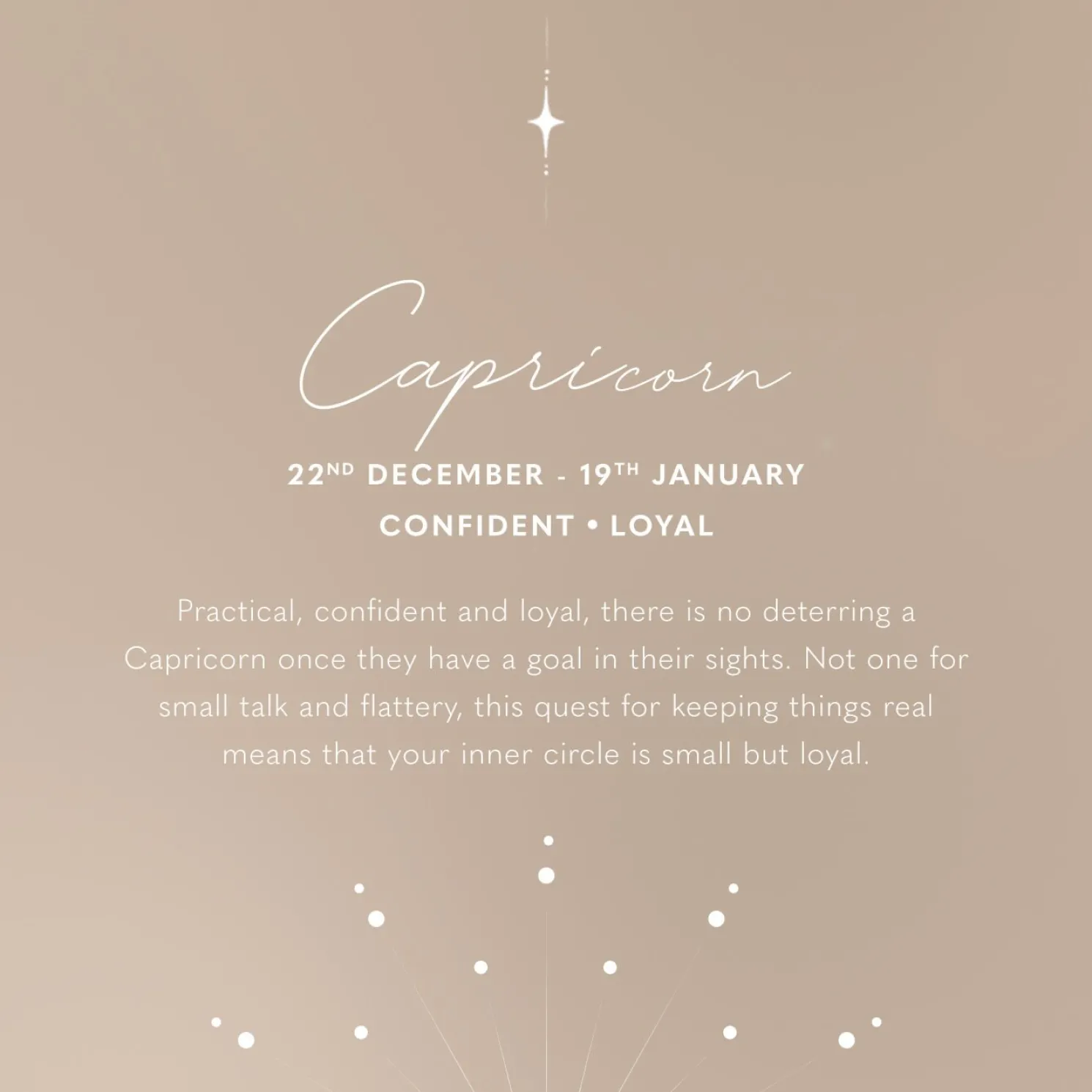 Zodiac Jewellery Box 'Capricorn'