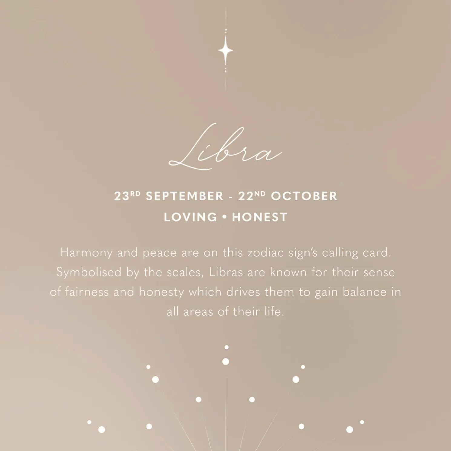 Zodiac Wristlet Pouch 'Libra'