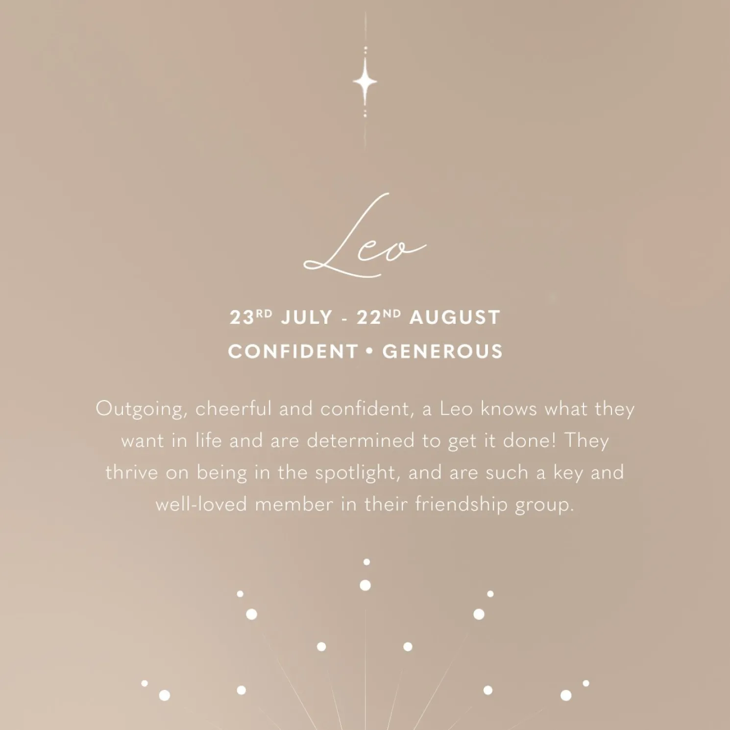 Zodiac Wristlet Pouch 'Leo'